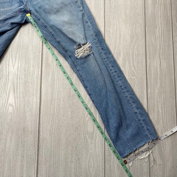 Madewell Women's The Perfect Vintage Jeans Light Wash Blue Denim 24 Petite 24P - Picture 7 of 11
